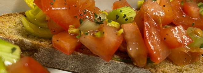 NEU NEU NEU Bruschetta AUF EIGENEM BROT!!!